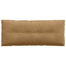 Rygpude Brun 120 x 50 cm Velourstof