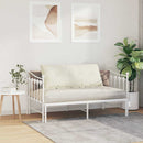 Rygpude Creme 120 x 50 cm Velourstof