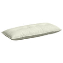 Rygpude Creme 120 x 50 cm Velourstof