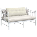Rygpude Creme 120 x 50 cm Velourstof