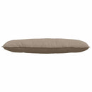 Rygpude Gråbrun 120 x 50 cm Mikrofiberstof