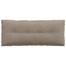Rygpude Gråbrun 120 x 50 cm Mikrofiberstof
