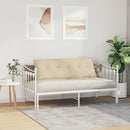 Rygpude Creme 140 x 19 x 50 cm Stof
