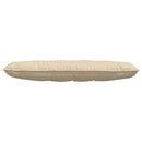Rygpude Creme 140 x 19 x 50 cm Stof