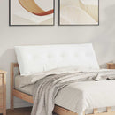 Rygpude Hvid 140 x 19 x 50 cm Stof
