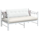Rygpude Hvid 140 x 19 x 50 cm Stof