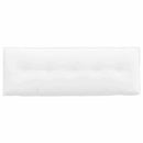 Rygpude Hvid 140 x 19 x 50 cm Stof