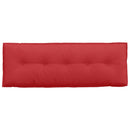 Rygpude Rød 140 x 19 x 50 cm Stof