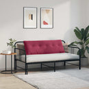 Rygpude Vinrød 140 x 50 cm Velourstof