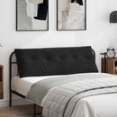 Rygpude Sort 140 x 50 cm Velourstof