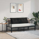 Rygpude Sort 140 x 50 cm Velourstof