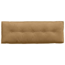 Rygpude Brun 140 x 50 cm Velourstof