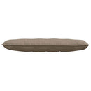Rygpude Gråbrun 140 x 50 cm Mikrofiberstof