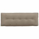 Rygpude Gråbrun 140 x 50 cm Mikrofiberstof