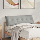 Rygpude Lysegrå 140 x 50 cm Mikrofiberstof