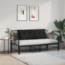 Rygpude Sort 140 x 50 cm Mikrofiberstof