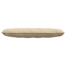 Rygpude Creme 140 x 50 cm Mikrofiberstof