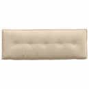 Rygpude Creme 140 x 50 cm Mikrofiberstof