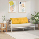 Rygpude Lys Gul 140 x 50 cm Velourstof