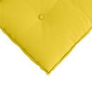 Rygpude Lys Gul 160 x 19 x 50 cm Stof