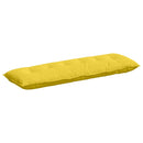 Rygpude Lys Gul 160 x 19 x 50 cm Stof