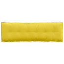 Rygpude Lys Gul 160 x 19 x 50 cm Stof