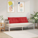 Rygpude Rød 160 x 19 x 50 cm Stof