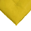 Rygpude Gul 160 x 50 cm Velourstof