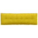 Rygpude Gul 160 x 50 cm Velourstof
