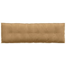 Rygpude Brun 160 x 50 cm Velourstof