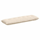 Rygpude Beige 160 x 50 cm Mikrofiberstof