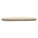 Rygpude Beige 160 x 50 cm Mikrofiberstof