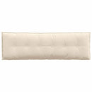Rygpude Beige 160 x 50 cm Mikrofiberstof