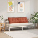 Rygpude Rød orange 160 x 50 cm Velourstof
