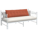 Rygpude Rød orange 160 x 50 cm Velourstof