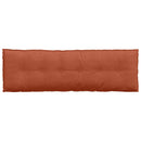Rygpude Rød orange 160 x 50 cm Velourstof