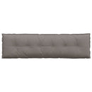 Rygpude Gråbrun 180 x 19 x 50 cm Stof