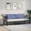 Rygpude Jeans blå 180 x 19 x 50 cm Stof