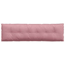 Rygpude Lyserød 180 x 50 cm Velourstof