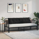 Rygpude Sort 180 x 50 cm Velourstof