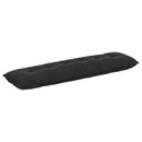 Rygpude Sort 180 x 50 cm Velourstof