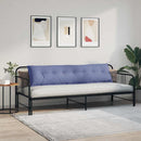 Rygpude Jeans blå 200 x 19 x 50 cm Stof