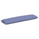 Rygpude Jeans blå 200 x 19 x 50 cm Stof