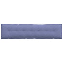 Rygpude Jeans blå 200 x 19 x 50 cm Stof