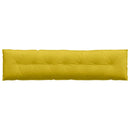 Rygpude Gul 200 x 50 cm Velourstof