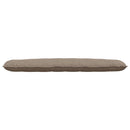 Rygpude Gråbrun 200 x 50 cm Mikrofiberstof