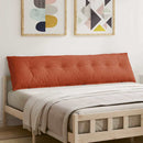 Rygpude Rød orange 200 x 50 cm Velourstof