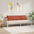 Rygpude Rød orange 200 x 50 cm Velourstof