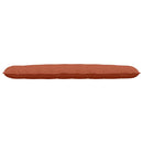 Rygpude Rød orange 200 x 50 cm Velourstof