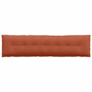 Rygpude Rød orange 200 x 50 cm Velourstof